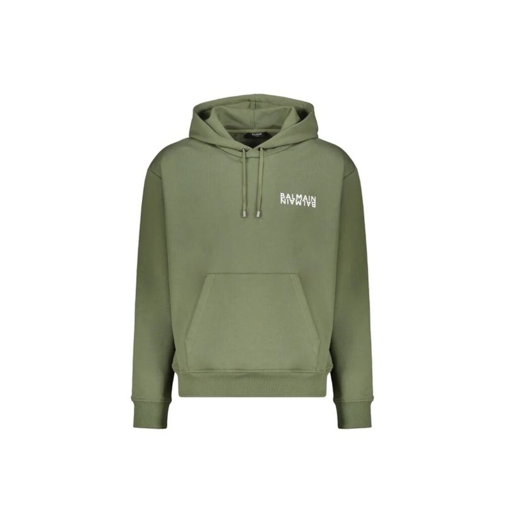 Balmain Logo Motif Hoodie Men